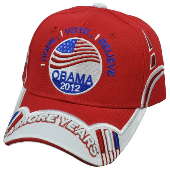 President Barack Obama 2012 Vote Hope 4 More Years Yes We Can Democrat Hat Cap