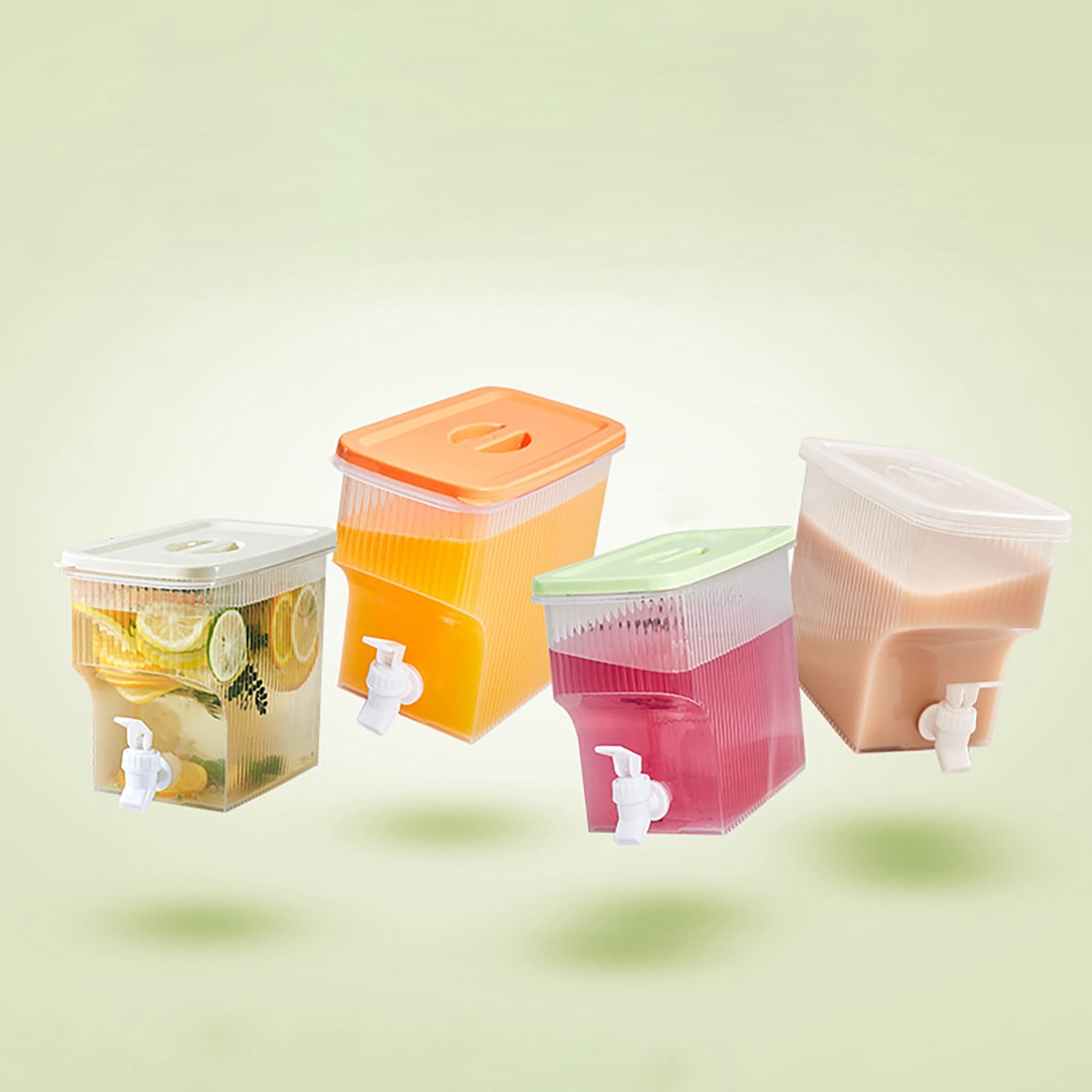 Distributeur De Boissons 3,9 L Avec Robinet – Bocal Transparent Pour Limonade, Cocktails, Eau Infusée Et Jus Frais !