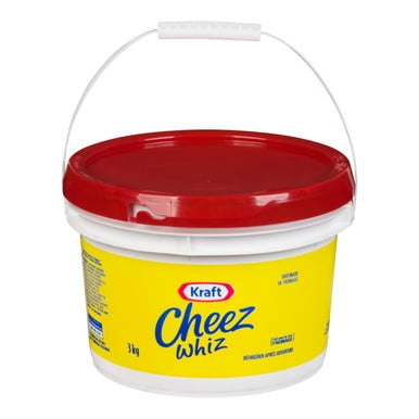 Kraft Cheese Cheez Whiz Original Pail 3Kg/6.6lbs- Canadian Made