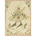 thumbnail image 3 of Sergei Vasilevich Checkhonin 11x14 Black Modern Framed Museum Art Print Titled - Oriental Fairytale Character (circa 1920), 3 of 5