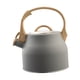 thumbnail image 1 of Tetera silbante con mango ergonómico para café, camping y cocina. Gris, 1 of 9