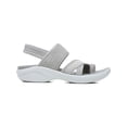 thumbnail image 2 of Bzees Call Me Women's Sandals & Flip Flops Grey Texture Fabric Size 10 M, 2 of 3