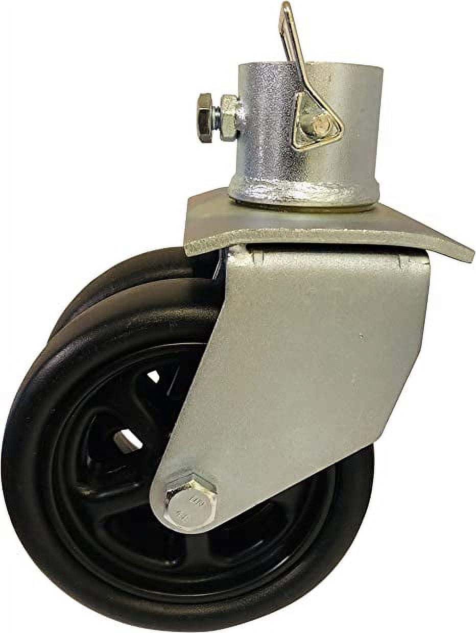 6" Dual Wheel Trailer Jack Caster (2,000 Pound Rated)