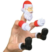 Archie McPhee Handiclaus Santa Claus Christmas Finger Puppet Set!