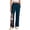 Dark Blue, variant on Tear Away Pant for Women Side Split Easy Full Open Post Surgery Breakaway Lounge Casual Loose Fit Recovery Hip Knee Ankle Long Magic Tape Pants with Pockets Dark Purple S