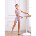 thumbnail image 3 of Aideaone Girls Gymnastics Leotards Toddler Unitard Biketard Clothes Cute Kid Dance Outfit 2-10T, 3 of 7