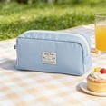 thumbnail image 5 of SLYNSHome Big Capacity Pencil Case Blue Large Pen Pouch Holder Bag Marker Case Stationery Storage Office Desk Organizer, 5 of 8