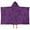 Halloween Purple Spider, variant on Halloween Red Pumpkins Pattern Hooded Bath Towel，50"x30" for Ages 3 To 12 Kids, Quick Dry Lightweight Soft Microfiber Hood Beach Towel Cover Up for Kids