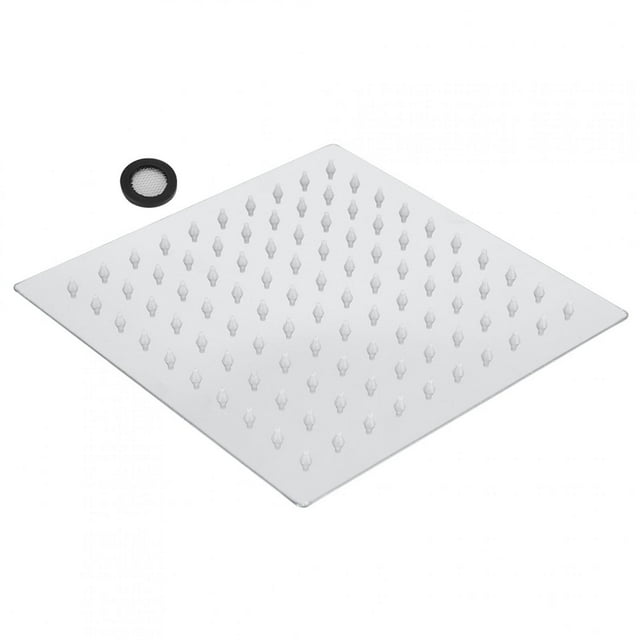 Cabezal de ducha de lluvia de 8 pulgadas, cabezal de ducha con rociador superior, accesorios de baño, rosca G1/2 pulgadas, montado en la pared, de acero inoxidable