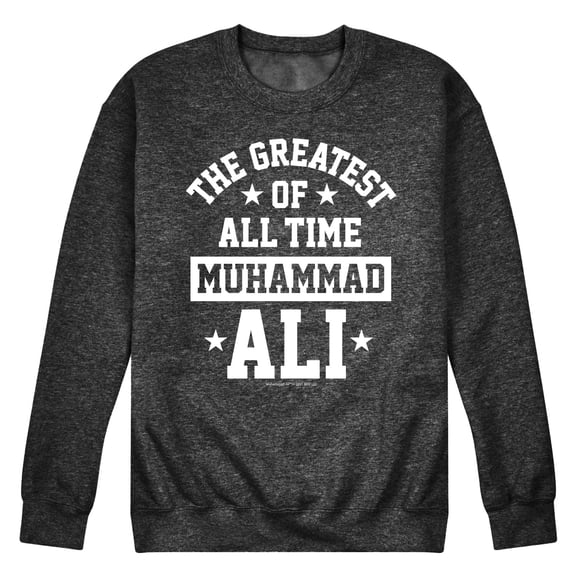 Muhammad Ali - Boxing Legend - All Time Greatest Star - Men's Crew Neck Fleece Pullover