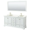 thumbnail image 5 of Wyndham Collection Wcs202072d-Qtz-Us3m70 Deborah 72" Free Standing Double Basin Vanity Set, 5 of 7