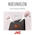 thumbnail image 3 of JVC Marshmallow True Wireless Earbuds HAA18TP with Memory Foam Earpieces, Pink, 3 of 8