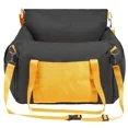 thumbnail image 3 of Waterproof Dog Car Seat Booster for Small Dogs up to 25lbs with Side Handles,Storage Pocket,Clip-On Safety Leash,and Comfortable PP Cotton Filling,Black, 3 of 6