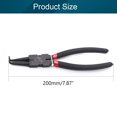 thumbnail image 4 of Utoolmart Snap Ring Pliers, 9-Inch, Internal Circlip Pliers with Bent Jaw Precision Spring Loaded Pliers for Ring Remover Retaining, 4 of 4
