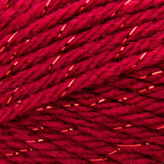 Mary Maxim Medium Polyester Blend Acrylic Ruby Yarn,196 yd