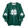 thumbnail image 2 of hengsof Chandail de Mode pour Enfants pour la Saint-Patrick, Chandail Graphique à Manches Longues et Col Rond pour les Festivités, Âges 1 à 13 Ans, 2 of 5