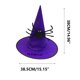 thumbnail image 3 of Sombrero de Bruja de Halloween, Accesorios de Disfraz de Maquillaje, Sombrero de Bruja de Araña No Tejido, Sombrero de Fiesta para Niños y Adultos, 3 of 5