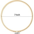 thumbnail image 5 of Nvzi Embroidery Hoop 12PCS 9 inch Cross Stitch Supplies & Needlework Supplies Easily Loosen/Tighten Bamboo Wooden Hoops for Crafts, 5 of 5
