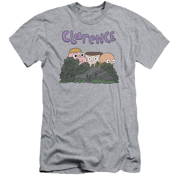Clarence Gang T-shirt Athletic Heather Adult Unisex 100% Cotton Short Sleeve