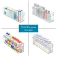 thumbnail image 4 of iDesign Recycled Plastic Stackable Storage Bin - Perfect to Hold Breast Milk Bags - Clear, 4 of 5