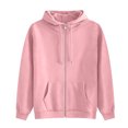 thumbnail image 7 of CHGBMOK Women's Fall Hoodie Jackets Long Sleeve Zip Up Track Jackets Comfy Fleece Lined Sweatshirts with Pockets, 7 of 7