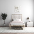 thumbnail image 4 of DHP Giulia Modern Metal Platform Bed, Twin, Gold, 4 of 8
