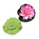 thumbnail image 3 of EchoBliss Eva Artificial Falso Hoja De Loto Flores Lirio De Agua Flotante Piscina Plantas Decoración, 3 of 11