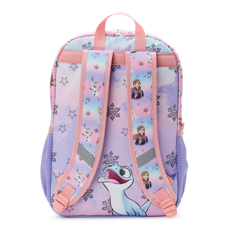 Disney Frozen Kids Snowfall 17 Backpack with Lunch Bag Set, 5-Piece