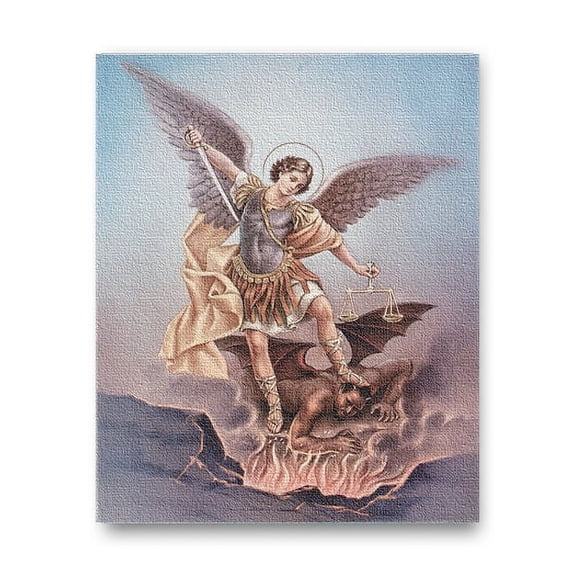 Hirten St. Michael Canvas Print Wall Art Décor, Medium