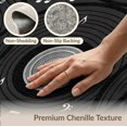 thumbnail image 6 of ODIKA 8'x10' Washable Area Rug Record Album Disc Motif Border Round Cd Themed Music Vinyl Note Playful for Dining Room, Large Office, Lounge, Non-Slip Chair-Friendly Mat, 6 of 7