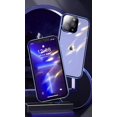 thumbnail image 3 of KOMI 360° Full Body Case Compatible with iPhone 16 Plus Clear Case with Lock and Screen Protector Camera Protector Clear Double Sided Glass Magnetic Aluminium Alloy Bumper Case, Blue, 3 of 5