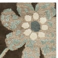 thumbnail image 4 of SAFAVIEH Bella Dayna Floral Flowers Wool Area Rug, Brown/Multi, 2'6" x 4', 4 of 5