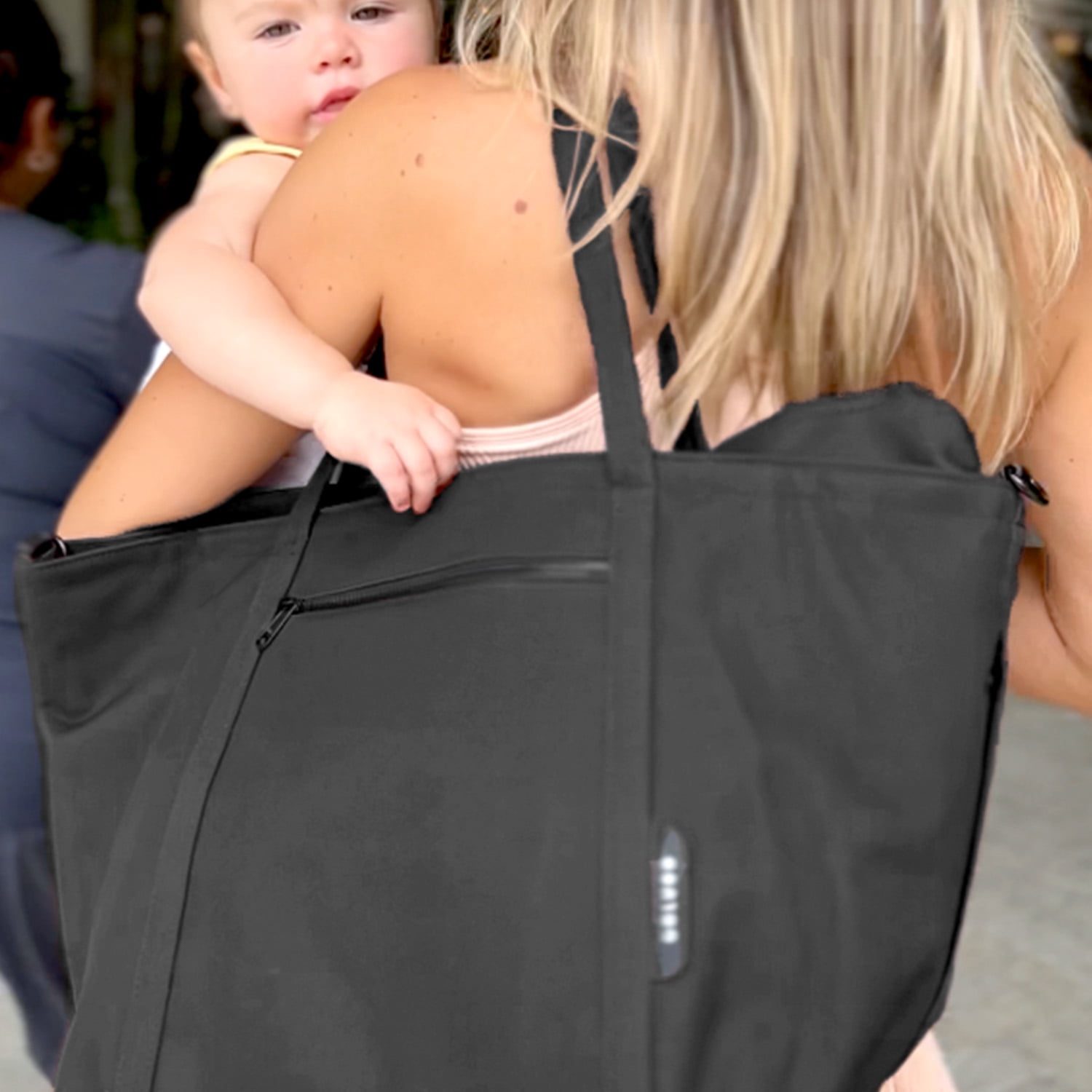 Colugo The Diaper Tote, Baby Diaper Tote Bag, Black