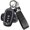 3 Buttons a Grey, variant on Key Fob Cover Compatible with Toyota Yaris GR Corolla Cross Yaris Hybrid Hilux C-HR 2020-2024 2 Button Keychain Case Holder Protector,2 Buttons a Grey