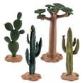 thumbnail image 2 of PENGXIANG 4 Pcs Modèle de Cactus Simulation Micro Plante Modèle de Bureau Ornements de Verdure Désert, 2 of 7