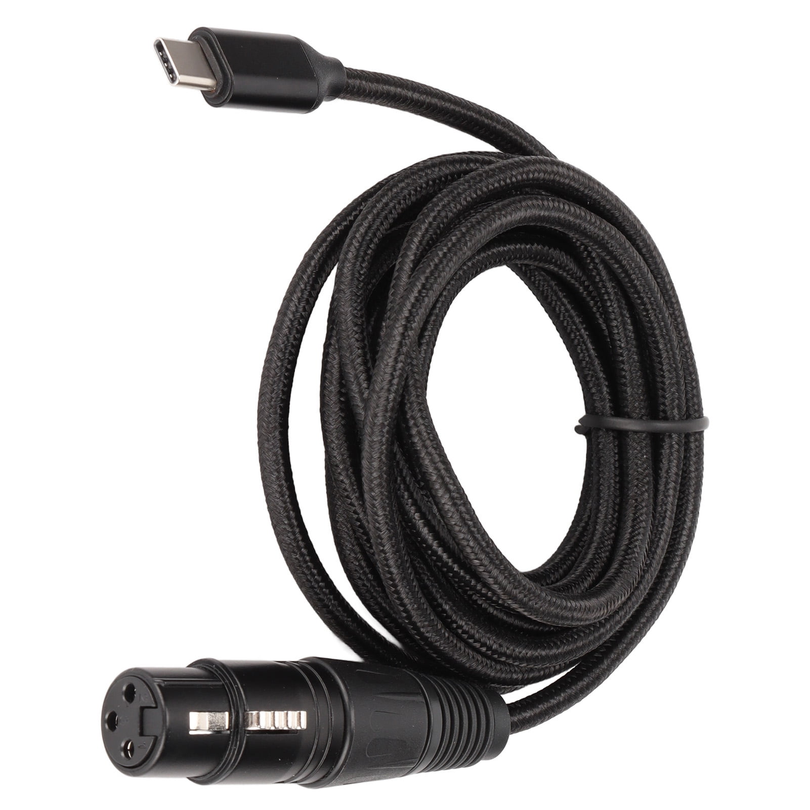 J&D Câble Audio Microphone USB C vers XLR, Câble Microphone Femelle USB C  Tressé vers XLR