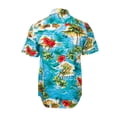 thumbnail image 2 of The Perfect Tropical Shirts For Mens Short Sleeve Cotton Button Down (Medium, Hawaiian Dream) (XL, Hawaiian Dream) (Sea, XL), 2 of 2