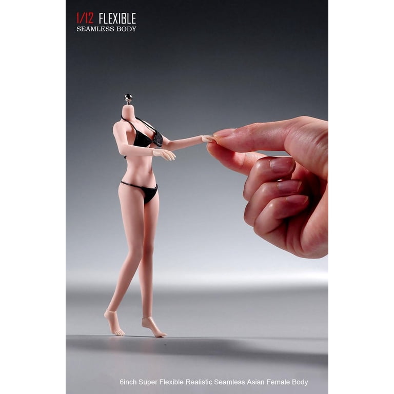 T305 1/12 Scale Super Flexible Seamless Body with Detachable Feet