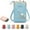 Blue, variant on Indefinitet Women Sling Cross-Body Wallet with Mobile Cell Phone Holder Pocket Purse Lightweight Mini Coin Clutch Bag