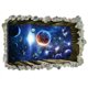 thumbnail image 1 of Etiqueta engomada de la pared del piso de los planetas Zhivalor 3D, 1 of 1