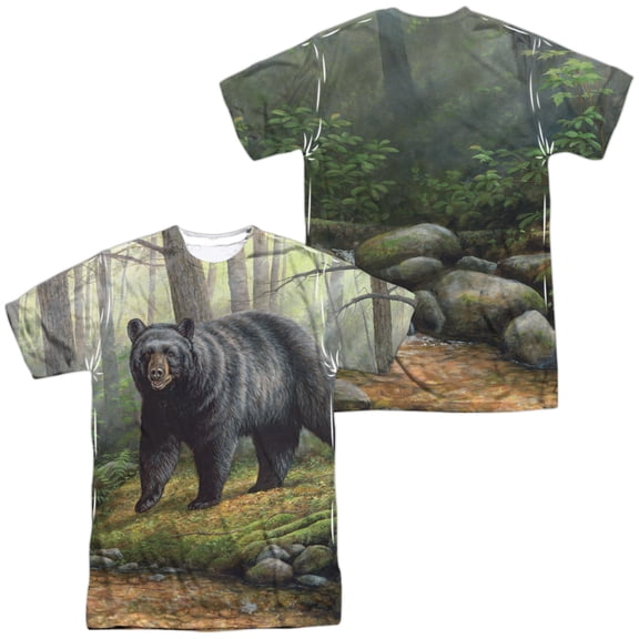Wild Wings Woodland Morning Unisex Adult Sublimated Costume T Shirt (Front/Back), 3X-Large Multicolor