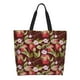 thumbnail image 1 of Balery Leaf And Fruit Bolsa Tote Estilo Estético con Cremalleras, Bolsa de Hombro, Bolsa de Compras Grande y Plegable, 1 of 8