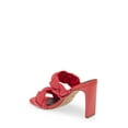 thumbnail image 3 of Cecelia New York Vixon Red Womens Sandals Beads Mule Braided Vamp Straps Slides (Red Caviar, 5.5), 3 of 4