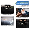 thumbnail image 2 of ALAZA Many Owls on Branch Windshield Sun Shade Car Foldable Sun Visor Block UV Rays Protector 57"x31.5", 2 of 8