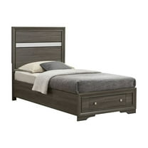 Glory Furniture Madrid G02305B-TB Twin Bed Finished in Gray