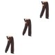 thumbnail image 4 of Qarigey Pantalón de poliéster Unisex Casual Transpirable Fácil de combinar Moda Deportes de viaje Pantalón largo Ropa Marrón Type1 NO1, 4 of 6