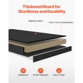 thumbnail image 4 of VEVOR Desktop Bookshelf Black Desktop Storage Organizer 1-Tier for Office & Home, 4 of 9