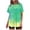 Green-A, variant on Fashion 2 Piece Outfits for Women Casual Gradient Print Crewneck Short Sleeve Oversized T Shirt Drop Shoulder Tops And Shorts Sets