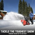 thumbnail image 5 of PowerSmart Gas Snow Blower, 24-inch Self-Propelled Snow Thrower, 208cc Briggs & Stratton Engine, 5 of 10