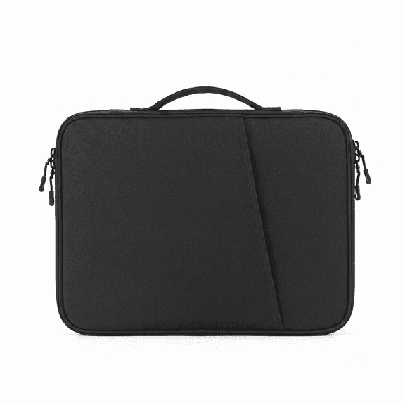 Waterproof Tablet Sleeve Case with Handle, Shockproof Laptop Carrying Bag Protective Cover with Organizer Pockets for 11 to 13 Inch iPad Pro MacBook Black 11 in